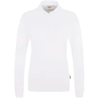 Hakro Damen Longsleeve-Poloshirt MIKRALINAR® weiß,