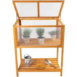 NYVI Hochbeet mit Frühbeetaufsatz BABYGreen - Gartenbeet Perfekt für Jungpflanzen, Gemüse. Kräuter & Blumen
