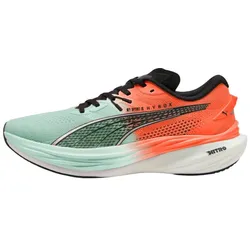 Puma Fitness-Laufschuhe Deviate Nitro 3 HYROX 2025 (Dämpfung) mint/rot Herren