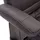 Homcom Massagesessel mit Hocker Kunstleder 64 x 95 x 77 cm Braun elektrisch drehbar