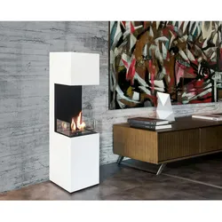Tecno Air System - Bio-Boden Biokamine - Livigno - Weiß