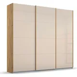 Rauch Schwebetürenschrank »Koluna«, Glasfront, inkl. 2 Innenschubladen sowie extra Böden, beige