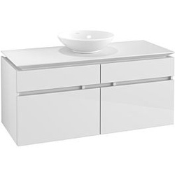 Villeroy & Boch Legato Waschtischunterschrank B61000DH 120x55x50cm, Glossy White