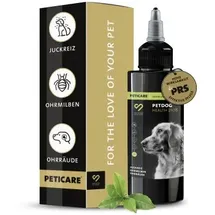 Peticare Anti-Parasiten Mittel für Hunde-Ohren 50 ml