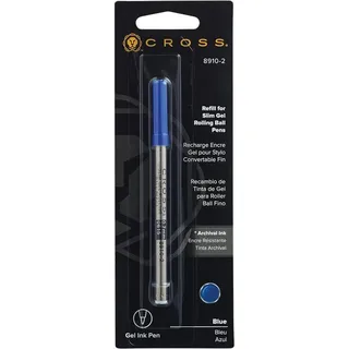 CROSS JEANS ® Cross Gel-Rollerballmine Slim blau 0,7 mm, 1 Stück im Blister