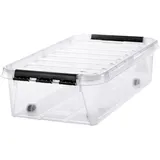 orthex Aufbewahrungsbox CLASSIC 35 31 l 1-tlg. transparent/schwarz