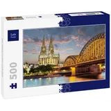 Lais Puzzle Köln Skyline mit Dom und Brücke 500 Teile