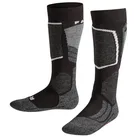 FALKE Skisocken SK2 Intermediate (1-Paar) mit mittelstarker Polsterung für Komfort und Kontrolle schwarz 35-38