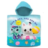 gabby's dollhouse Poncho Blau 98