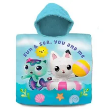 gabby's dollhouse Poncho Blau 98