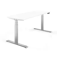 Schaff Schreibtisch elektrisch höhenverstellbar REC 120x60cm, Tischplatte Weiss mit