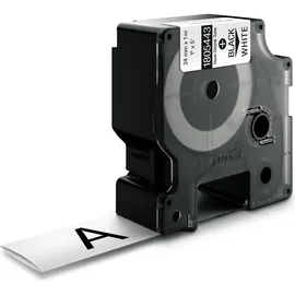 Dymo Schrumpfschlauch IND 1805443 schwarz auf weiß 24mm x 1,5m
