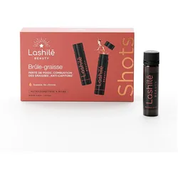 Lashilé Beauty - Fatburner Shots - Gewichtsverlust, Fettverbrennung, Anti-Dellen - Nutricosmetics zum Trinken - 14-Tage-Programm - Guarana, Eisen und Chrom.