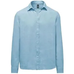 Bomboogie  Hemdbluse SM6402 T LI2-23 DUSTY SKY  in Blau, IT XXL