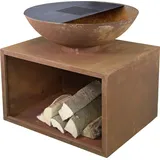 Buschbeck Feuerschale Rubigo 70 x 70 x 70 cm