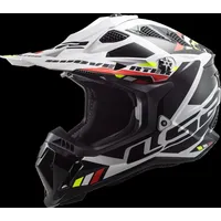 LS2 Mx700 Subverter Evo II Stomp Weiss/Schwarz L