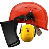Forstschutzhelm INAP-Master-4-F-Kombi - Farbe:orange - Voss