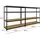 Proregal Mega Deal 2er-Set Schwerlastregal Giant Elephant 160x150x60cm mit 4 Ebenen Fachlast 200kg Schwarz, Kellerregal, Steckregal, Garagenregal