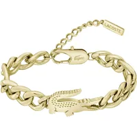 Lacoste CROCODILE Armkette goldfarben 19 cm