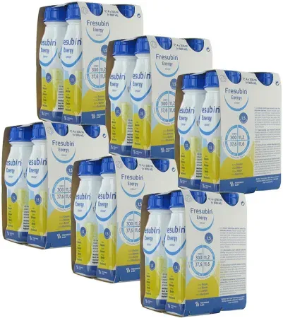 Pack Von 6 Fresubin Energy Drink Banane Trinkflaschen 6x4x200ml