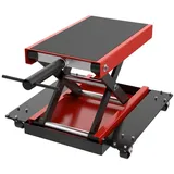 FIVMEN Motorradheber Hebebühne Motorradhebebühne Rangierhilfe Lift Montagebock, Motorradlift für Motorrad Heber Montagebock bis zu 500kg rot
