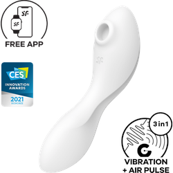 Satisfyer Curvy Trinity 5 Connect App, 16,5 cm, white