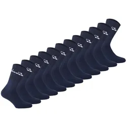 Diadora Unisex Tennissocken - 12er Pack, Logo Dunkelblau 43-46