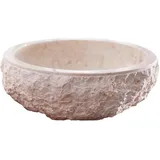 Tikamoon Waschbecken aus Marmor Scrula cream