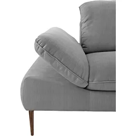 W.Schillig Eckcouch Chenille 3-Sitzer Grau