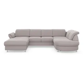sit&more Wohnlandschaft Mikrofaser U-Form 3-Sitzer Beige