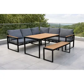 Gardissimo Tosca Ecklounge Aluminium Holzoptik