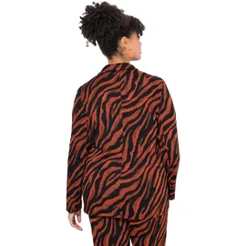 MIAMODA Blazer Animalprint Dunkelorange 44