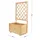 hardin 1fachgut Pflanzkasten mit Rankgitter 58 x 34 x 104 cm Kiefernholz