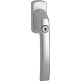 Maco Fenstergriff Harmony - Sperrzylinder, Vk 7x35 mm Alu silber eloxiert