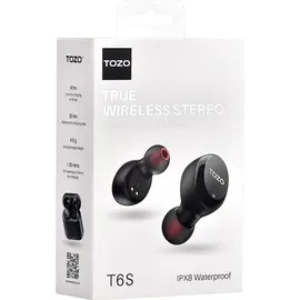 TOZO Earbuds TWS T6S schwarz