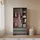 livinity® Trento Kinderkleiderschrank 100 x 50 x 200 cm grau