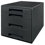 Leitz Schubladenbox CUBE 28,7 x 7,1 x 36,3 cm 4-tlg. schwarz