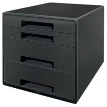 Leitz Schubladenbox CUBE 28,7 x 7,1 x 36,3 cm 4-tlg. schwarz