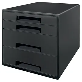 Leitz Schubladenbox CUBE 28,7 x 7,1 x 36,3 cm 4-tlg. schwarz