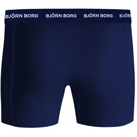 Björn Borg Boxershorts Cotton Stretch blau/Hellblau XXL 3er Pack
