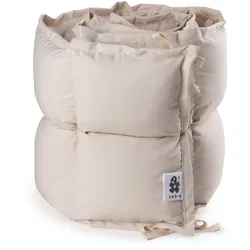Sebra - Baby-Bettnestchen, halbe Länge, abgesteppt / birchbark rose