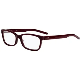 Hugo Hg 1016 BURGUNDY Eyewear Women's Acetate, Standard, 53 - 53 (M)
