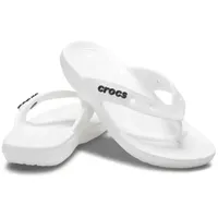 Crocs Zehentrenner "Classic" in Weiß - 43/44