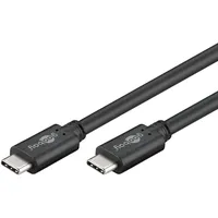 goobay USB C - 0,5m Schwarz