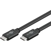 goobay USB C - 0,5m Schwarz