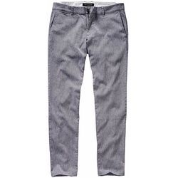 Mey & Edlich Herren Chino Hose Slim Fit Blau einfarbig - 06