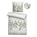 biberna Bettwäsche 0006722 STILISIERTE Pflanze