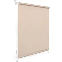 Lichtblick Thermo-Rollo / Verdunkelungsrollo Klemmfix 80 x 150 cm creme