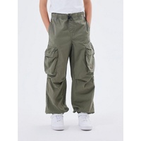 name it - Cargohose NKMBEN Parachute 1900-Tf in dusty Olive Gr.152,