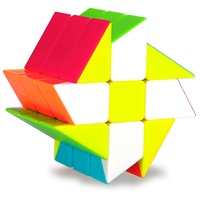 SISYS Zauberwürfel Speed Cube Fenghuolun Magic Puzzle Cube Würfel Aufkleberlos Speedcube 3D Puzzle Spiele für Kinder Erwachsene